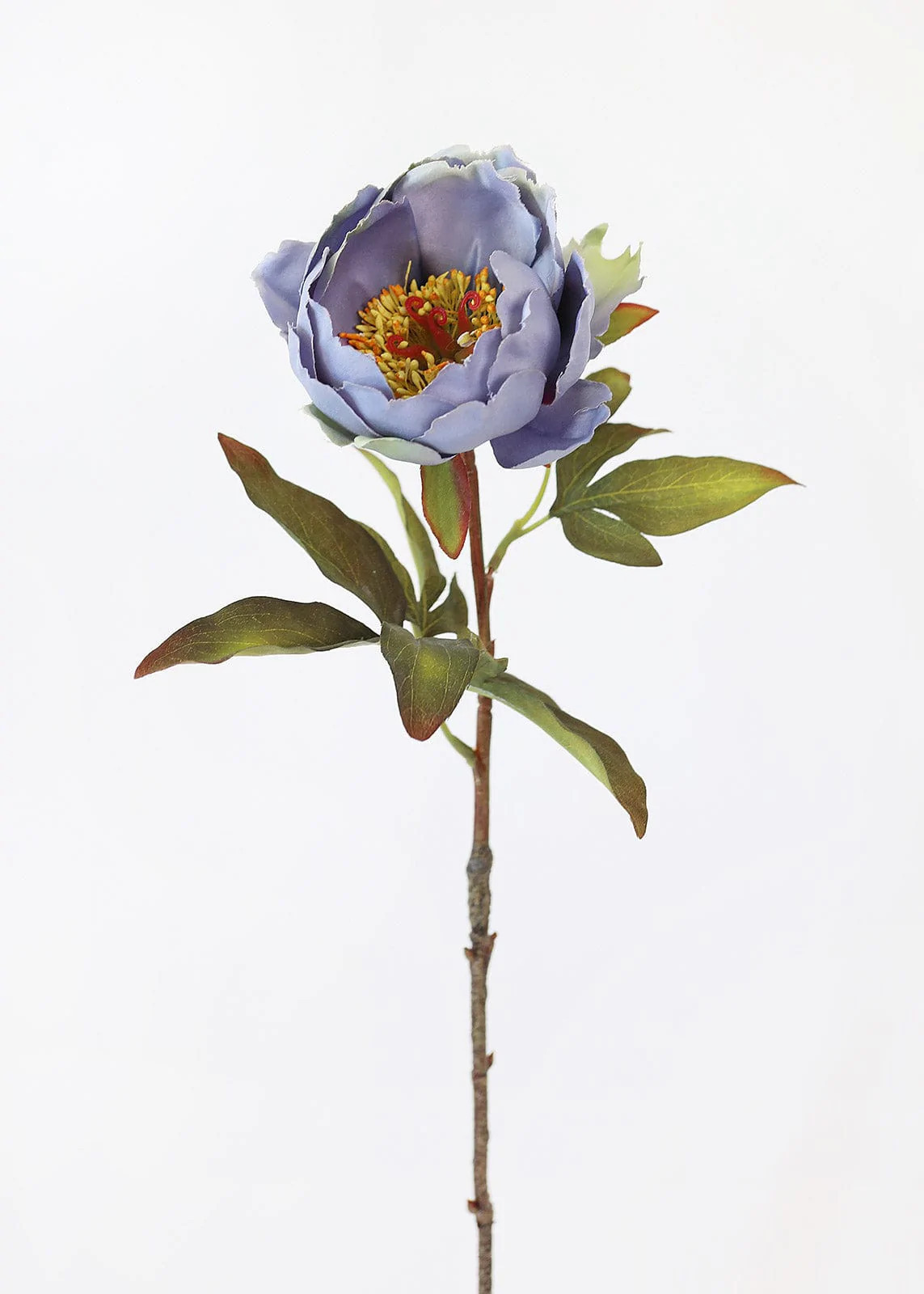 Antique Blue Open Peony | Blue Silk Wedding Flowers | Afloral.com | Afloral
