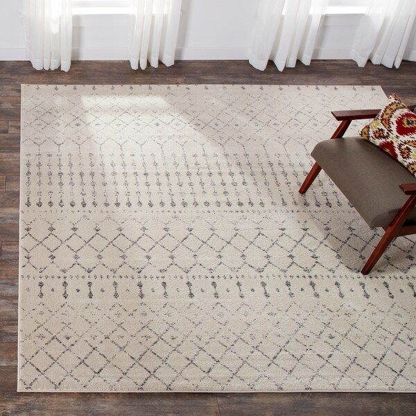 nuLOOM Geometric Moroccan Beads Grey Rug (8' Square) - 8' Square | Bed Bath & Beyond
