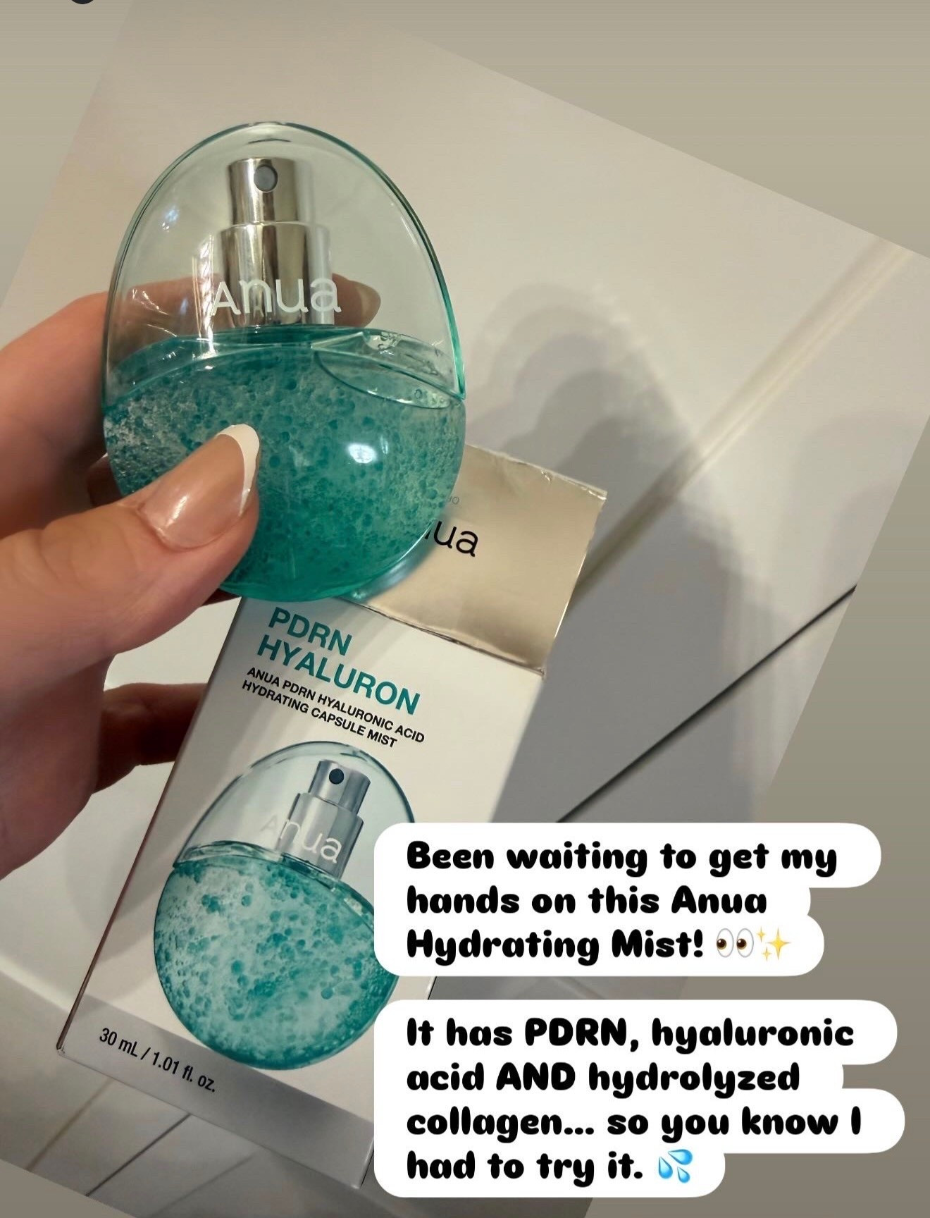 Been waiting to get my hands on this Anua
Hydrating Mist! 💧
It has PDRN, hyaluronic acid AND hydrolyzed collagen... so you know l had to try it.👌🏼

@amazonfindsandfashion

#LTKBeauty #LTKmorningroutine #LTKgrwm