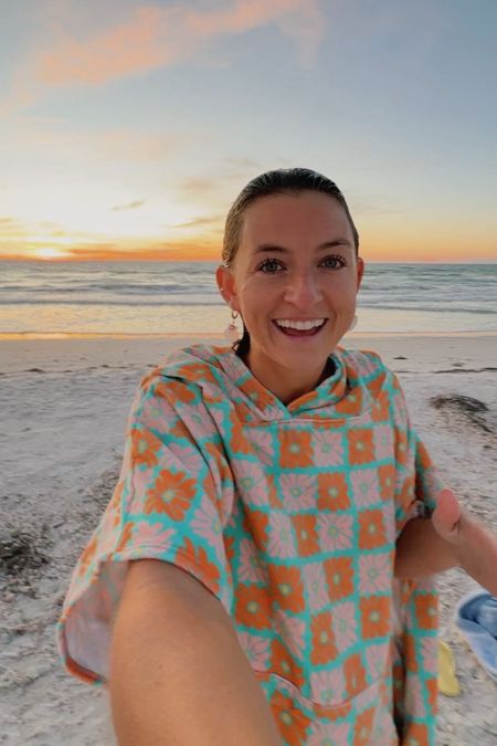 dippin’ daisy has new towel ponchos and I LOVE them! Makes sunset swims so much easier when I have something I can throw on and stay dry:) 

swimsuit, beach outfit, vacation outfits, resort wear 

#LTKswim #LTKtravel #LTKfindsunder100
