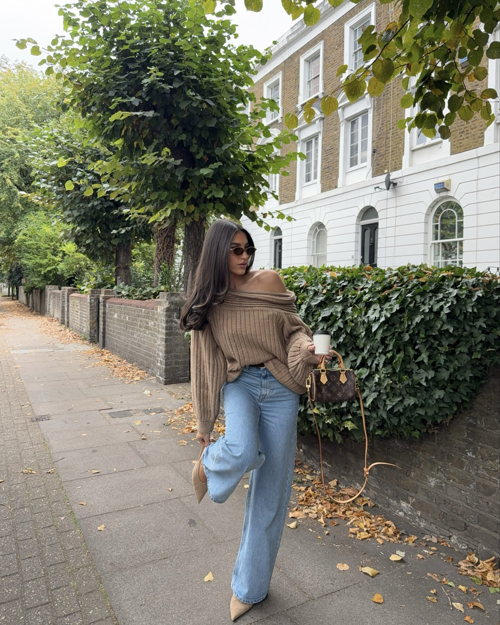 Off shoulder jumper autumn outfit deets🍂

#LTKuk #LTKautumn