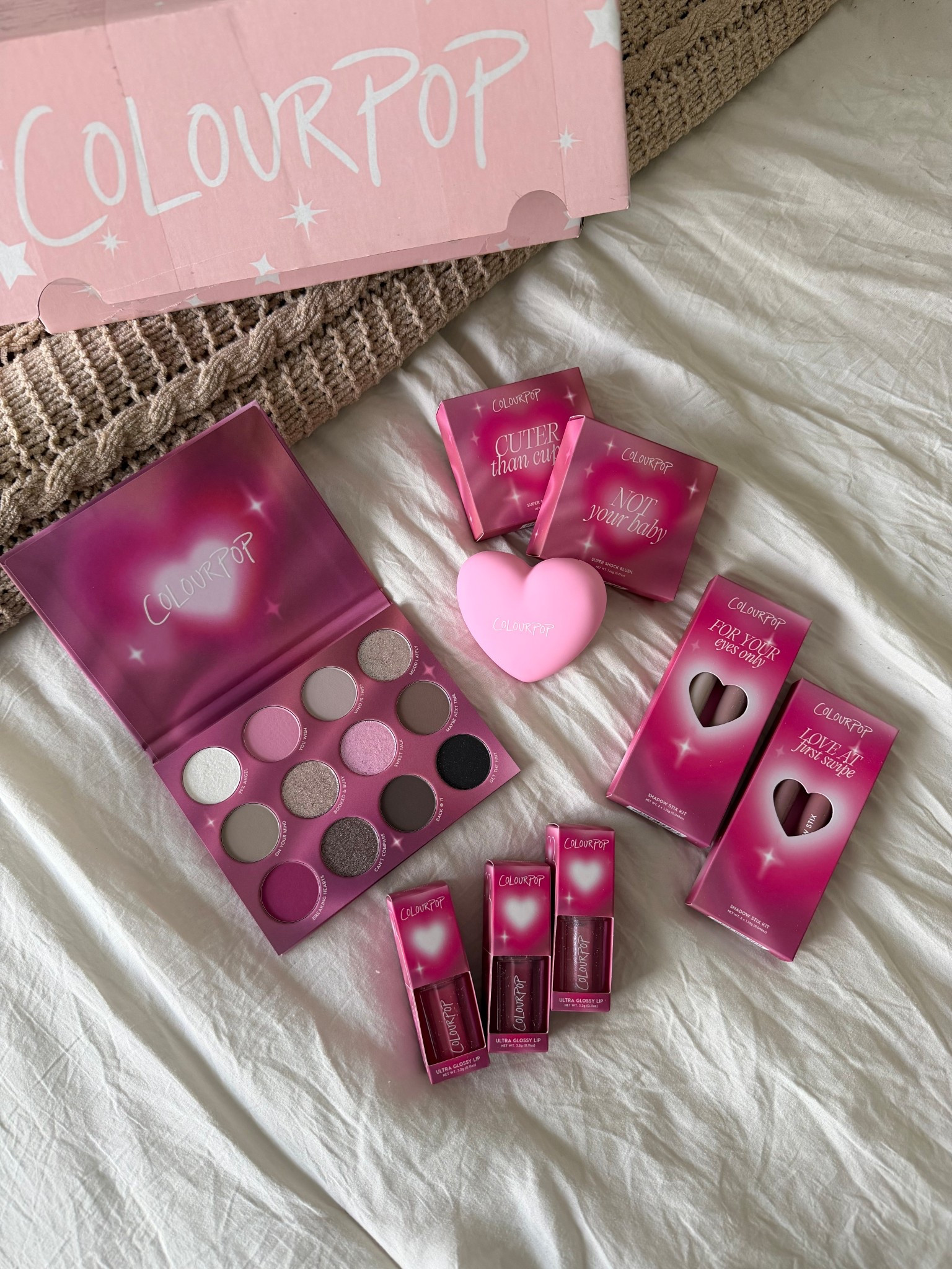 New collection from Colourpop just in time for Valentine’s Day ! How cute is the packaging 💕 I’m loving these shades in the eyeshadow palette and can’t wait to try out the viral blushes 

#LTKBeauty #LTKValentine