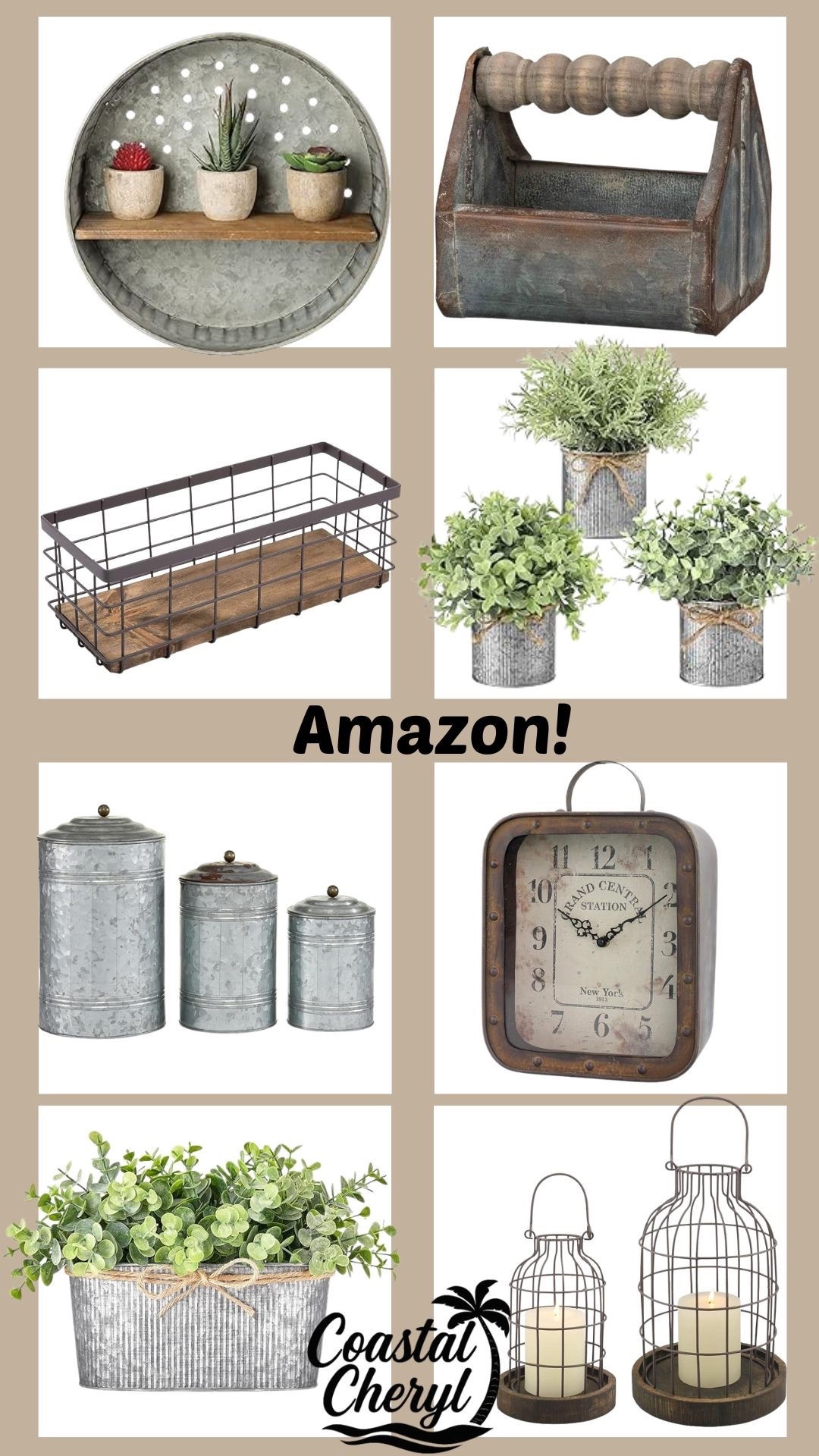 Rustic home decor! #amazon #amazonhome #farmhousedecor

#LTKHome #LTKGiftGuide #LTKFindsUnder50