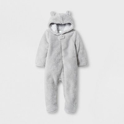 Baby Bear Bunting - Cloud Island™ Gray | Target