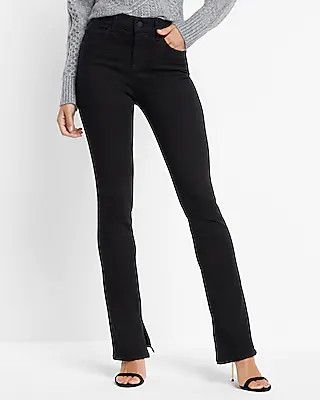 Mid Rise Black Rinse Skyscraper Jeans | Express