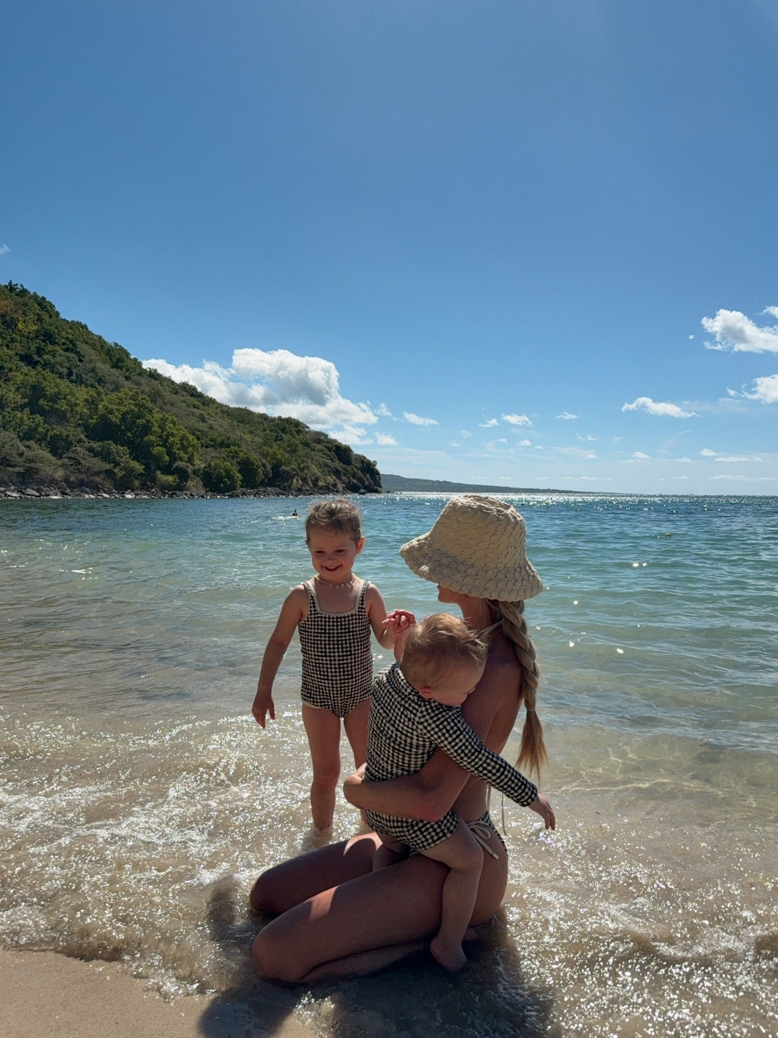 Mommy & me matching swimsuits!!! 🤍 #babyswim #matching #family #beach 

#LTKBaby #LTKTravel #LTKKids