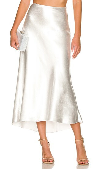 Linda Skirt in White | Revolve Clothing (Global)