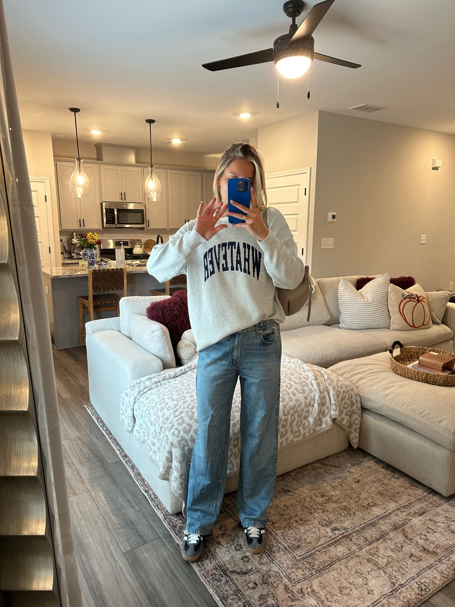 Size M for baggy fit ;) 