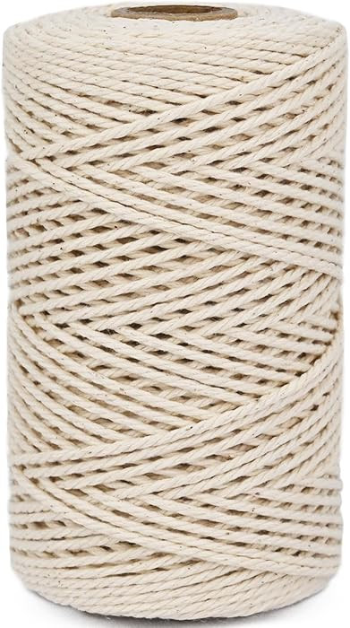 Leecogo Cotton Butchers Twine, 2mm Thick, 24-Ply, 328 Feet, Natural Unbleached for Cooking, Garde... | Amazon (US)