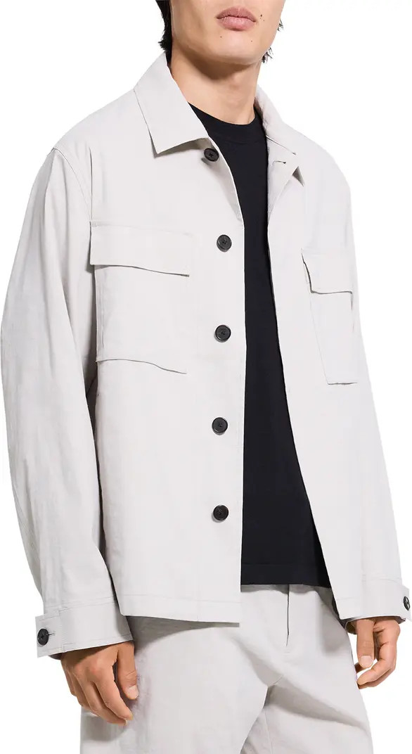 Theory Mod Linen Blend Field Jacket | Nordstrom | Nordstrom