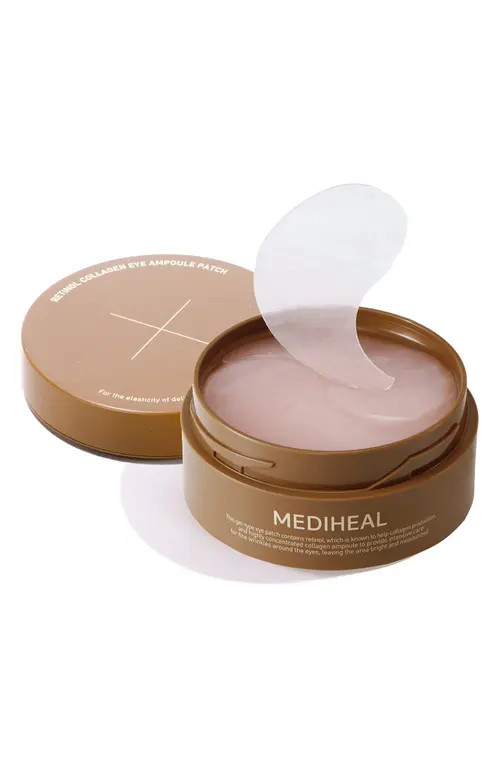 MEDIHEAL Retinol Collagen Eye Ampoule Patches in Brown at Nordstrom, Size 60 Count | Nordstrom