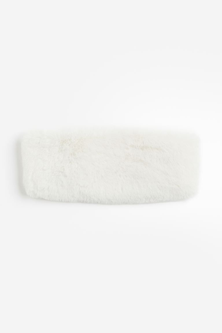 Fluffy Headband - Cream - Ladies | H&M US | H&M (US + CA)