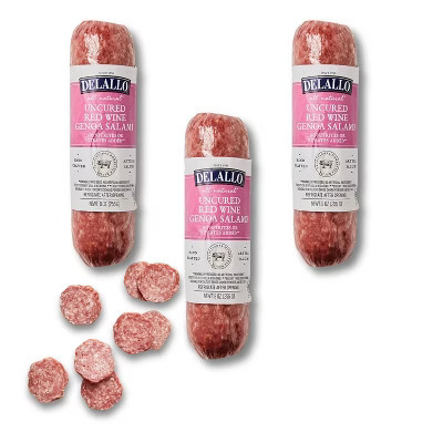 DeLallo Red Wine Salami, 9 oz Stick (3 Pack) | Target