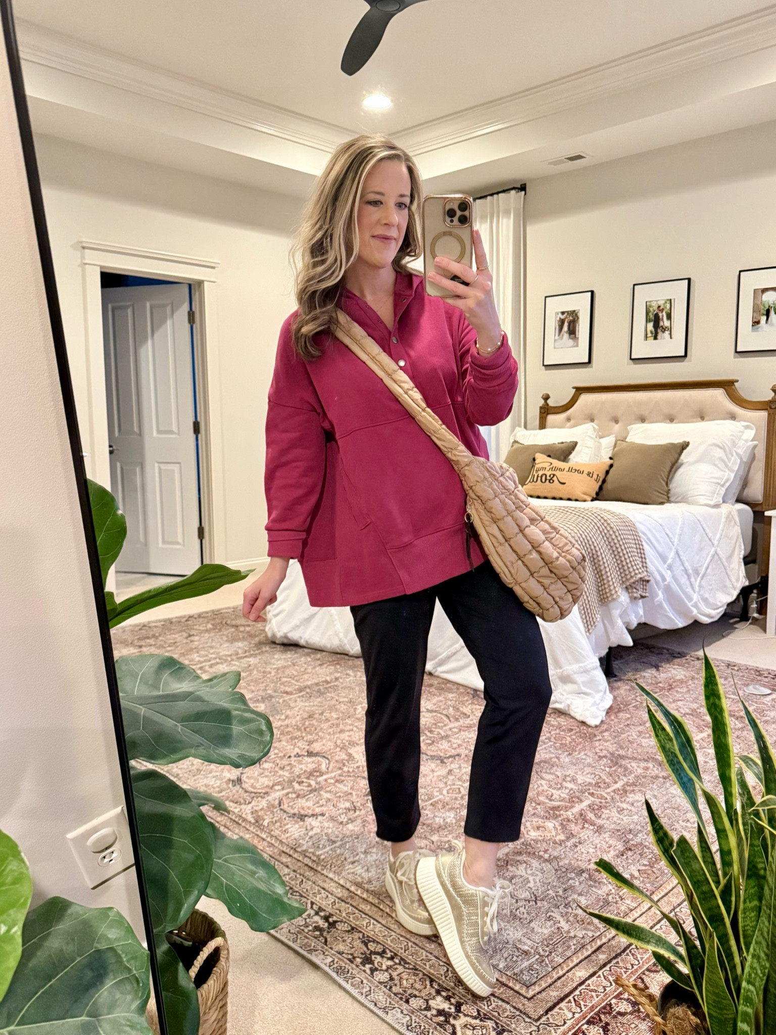 We were working in the warehouse today so I wanted casual and practical but also cute. 

Millennial Mom | Mom Style | Casual Winter Outfit | Amazon yoga pants | Amazon golf pants | leggings sweatshirtt

#LTKActive #LTKFindsUnder50 #LTKStyleTip