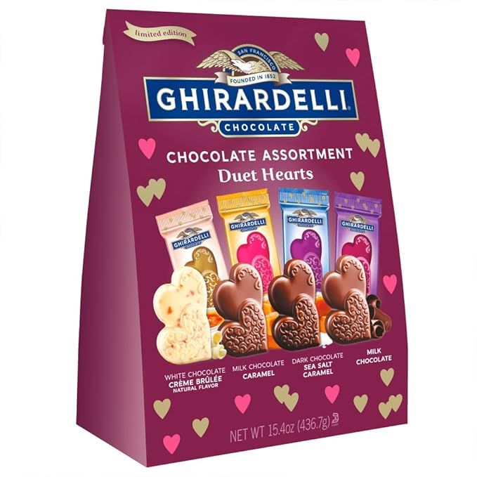 Ghirardelli Chocolate Assortment Duet Hearts - 15.4oz. | Amazon (US)