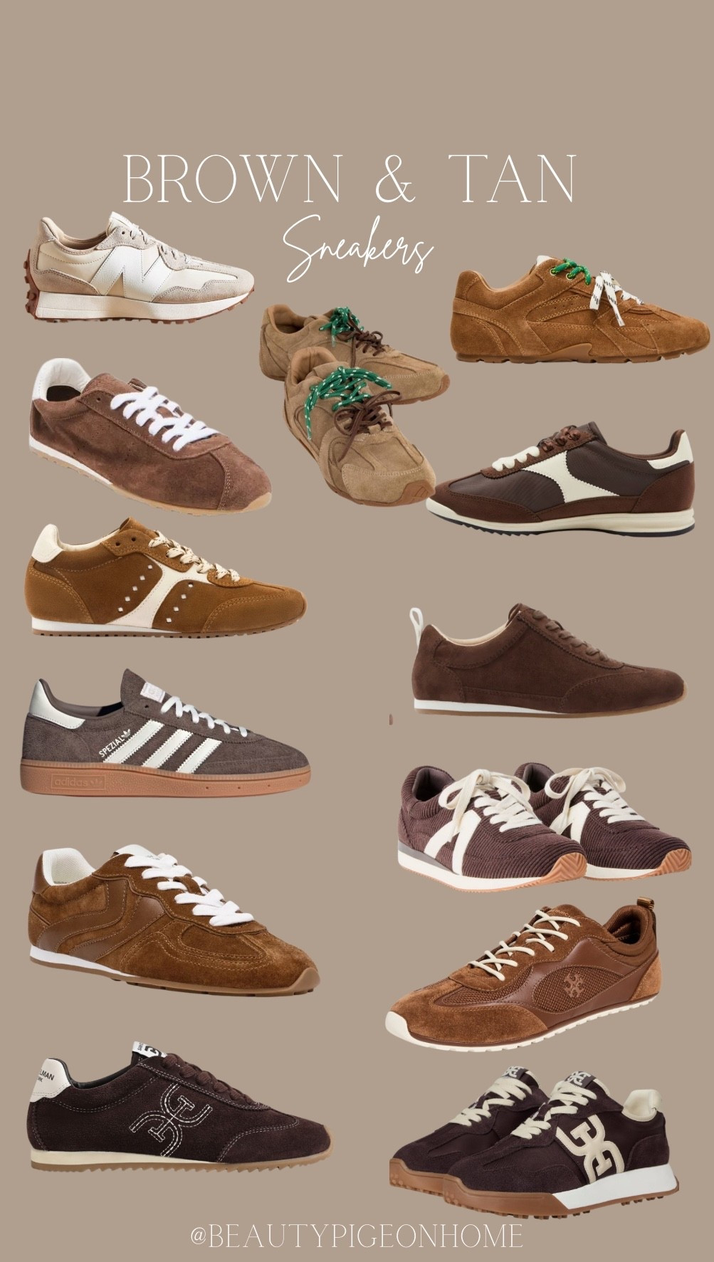 Casual sneakers brown & tan 

Some come in other colors ways 

#LTKFindsUnder100 #LTKShoeCrush #LTKActive