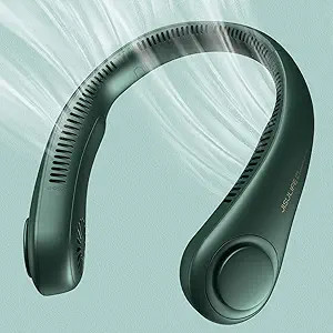 JISULIFE Portable Neck Fan, Hands Free Bladeless Fan, 4000 mAh Battery Operated Wearable Personal... | Amazon (US)