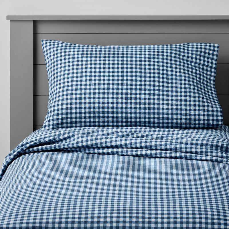 Gingham Cotton Sheet Set - Pillowfort™ | Target