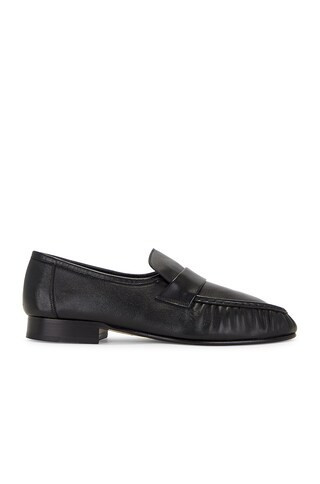 The Row Soft Loafer in Black | FWRD 