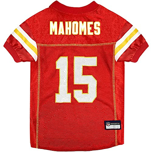 NFLPA Patrick MAHOMES PET Jersey, NFL Dog Shirt, Size X-Small, Kansas City Chiefs Mesh Jersey for Dogs | Amazon (US)