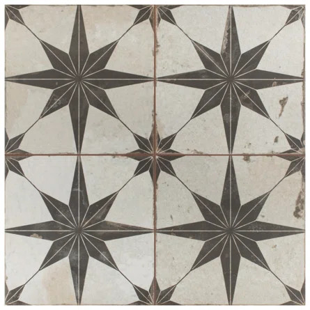 Kings 18" x 18" Ceramic Patterned Wall & Floor Tile | Joss & Main | Wayfair North America
