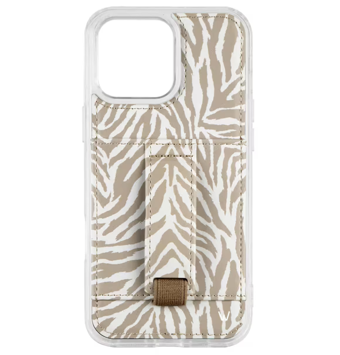 Walli Cases - Phone Case with Wallet and Finger Strap for Samsung S25 - Safari Stripes | Best Buy U.S.