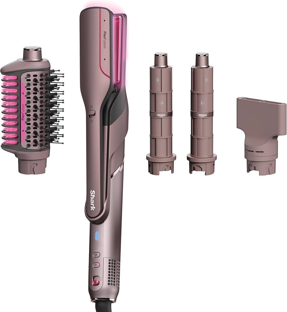 Shark FlexFusion Hair Straightener & Powerful Hair Dryer with Fusion Hair Brush, Ceramic Air Styl... | Amazon (US)
