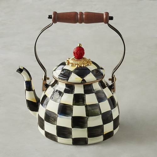 MacKenzie-Childs Tea Kettle, 2-Qt., Courtly Check | Williams-Sonoma