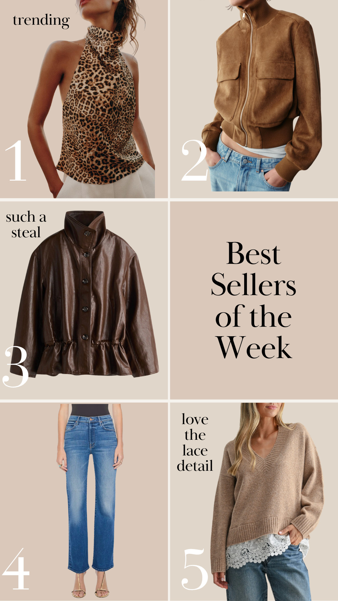 Best Sellers of the week! Fall outfit essentials 

 