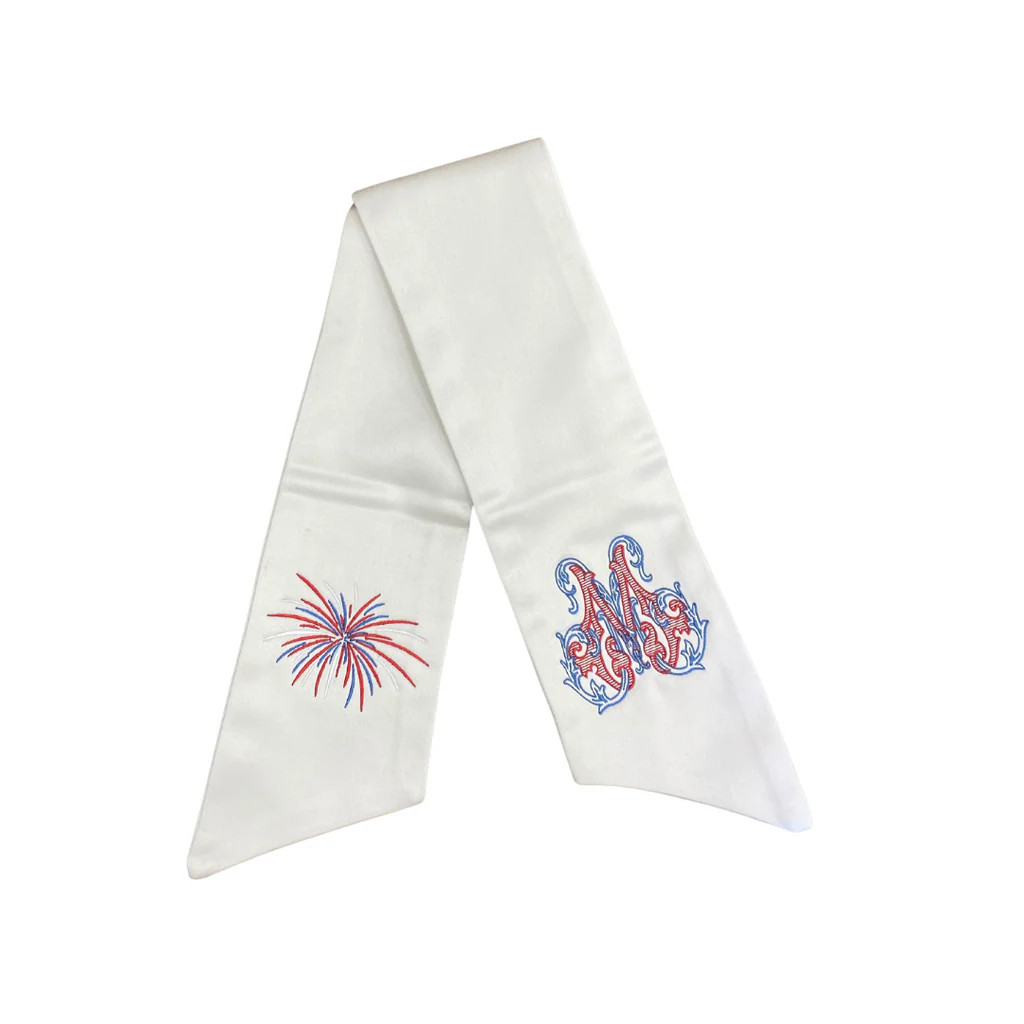 Fireworks Wreath Sash | Fig and Dove