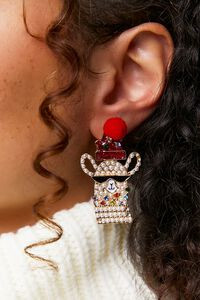 Faux Pearl Llama Drop Earrings | Forever 21 (US)