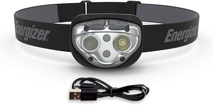 Energizer PRO-400 Headlamp Rechargeable, IPX4 Water Resistant Rechargeable Headlamp, Ultra Bright... | Amazon (US)