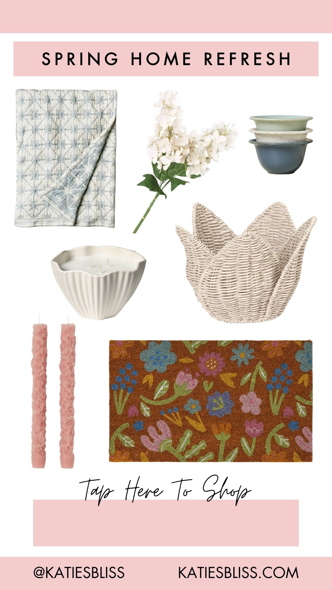 Spring home refresh 💖

Spring. Decor. Home. Target. Easter. Floral. Flowers. Candle. Door mat. 



#LTKHome #LTKSpringSale