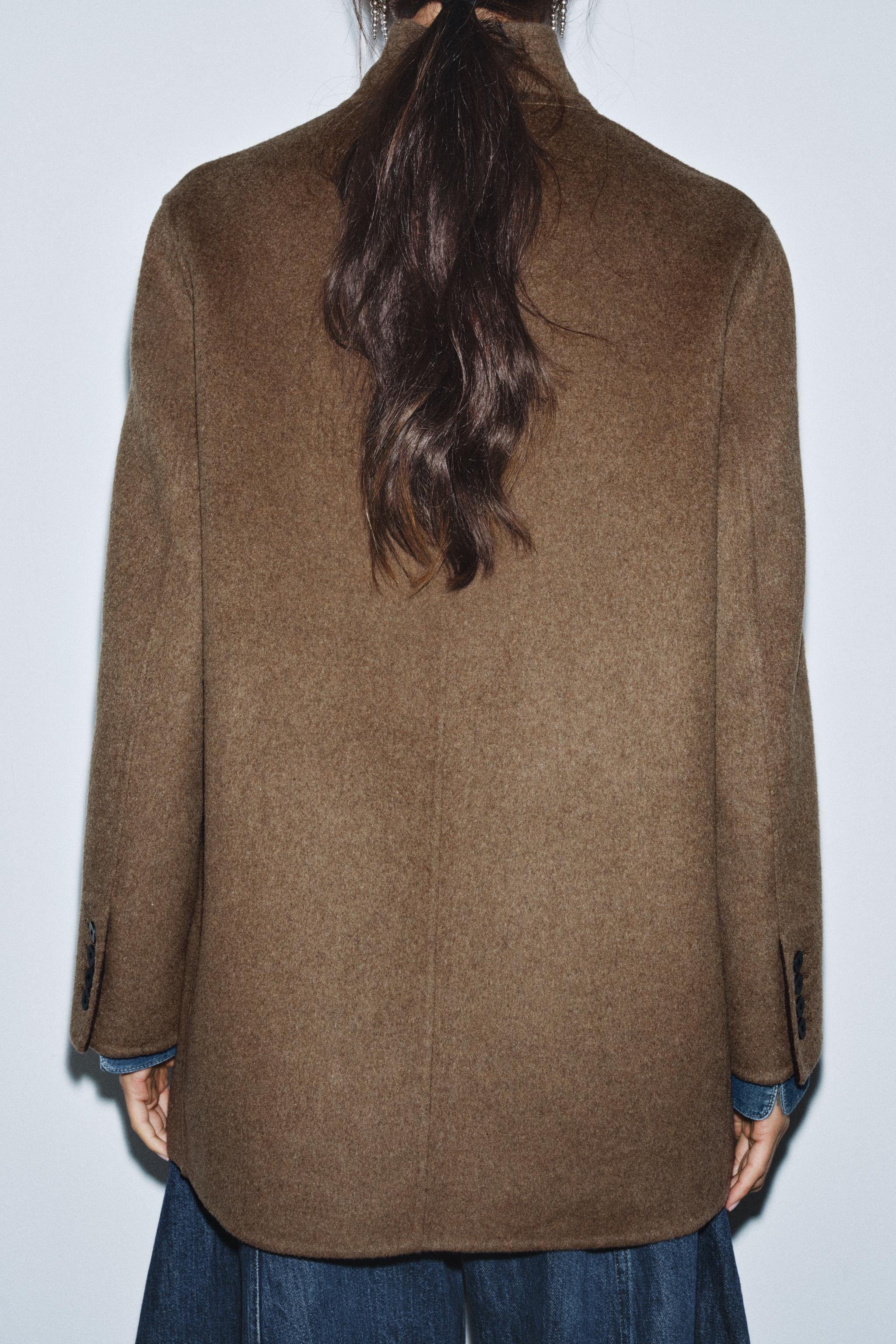 OVERSIZE WOOL BLEND BLAZER ZW COLLECTION | Zara UK