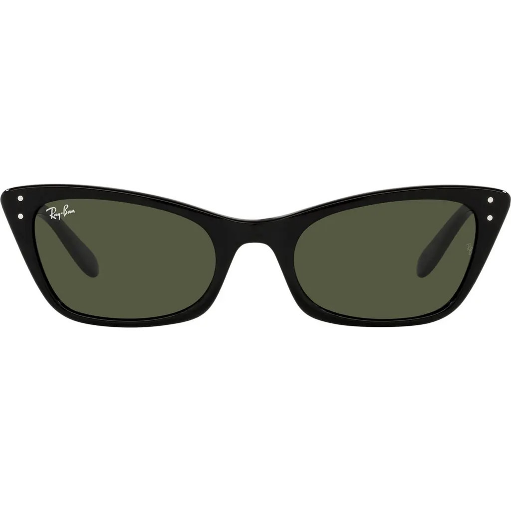Ray-Ban Lady Burbank 55mm Cat Eye Sunglasses in Black at Nordstrom | Nordstrom