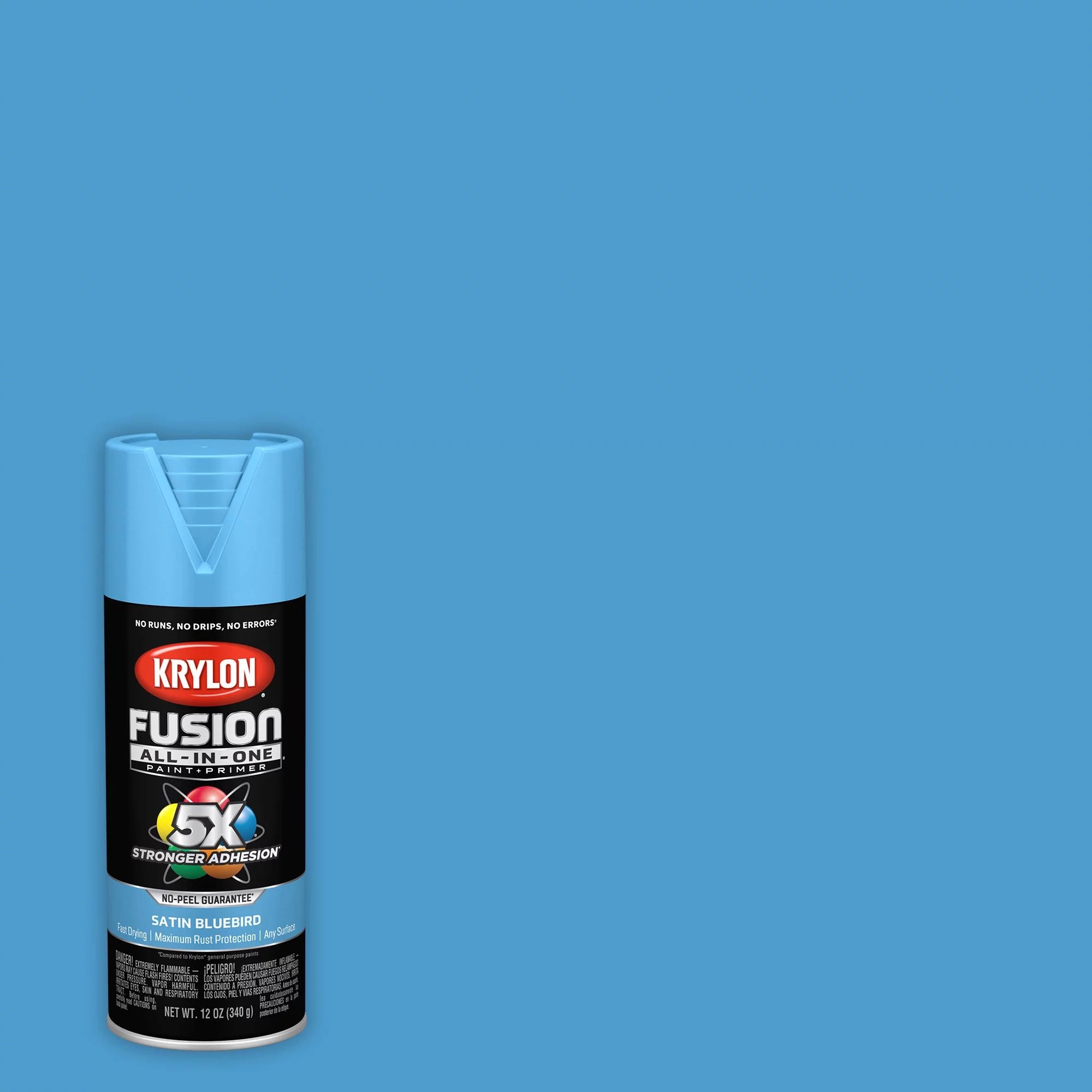 Krylon K02941007 Krylon Fusion All-In-One Bluebird Satin 12 oz. Spray Paint, Multi-Surface, (1 Pi... | Walmart (US)