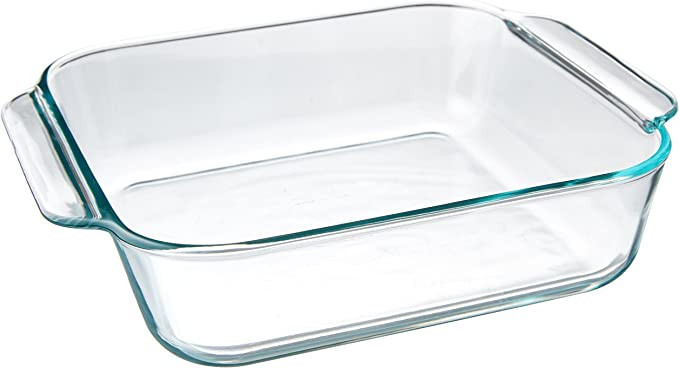 Pyrex 222 Basics Square Glass Baking Dish (8in x 8in x 2.5in) | Amazon (US)