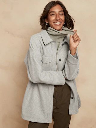 Cozy Shirt Jacket | Banana Republic Factory