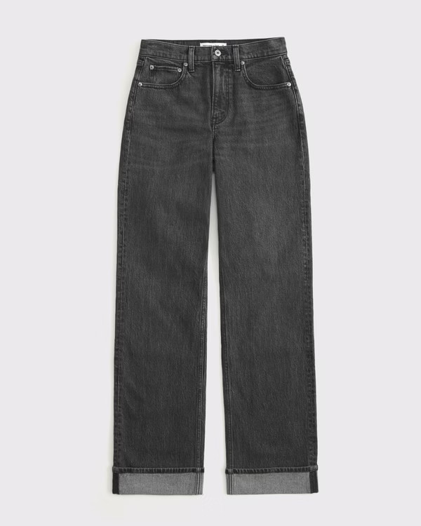 Women's High Rise 90s Relaxed Jean | Women's Bottoms | Abercrombie.com | Abercrombie & Fitch (US)