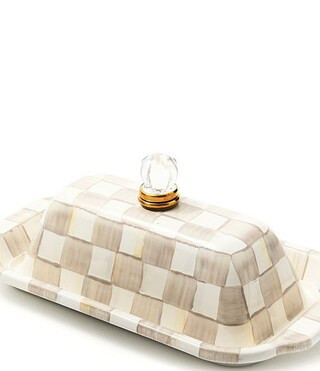 Check® Enamel Butter Box | Dillard's