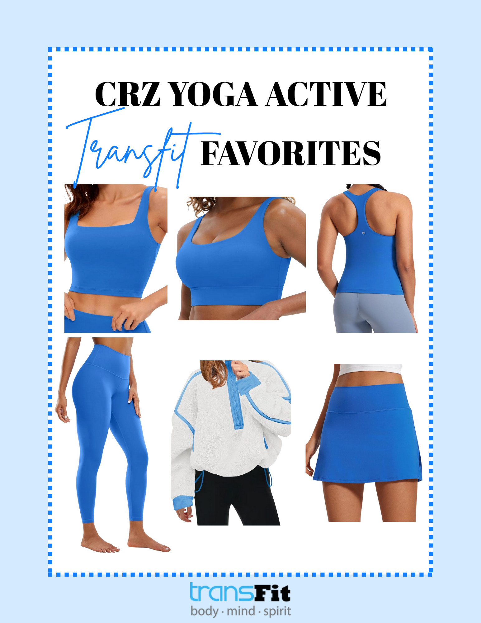 TransFit favorites from CRZ Yoga! 

 #LTKGiftGuide #LTKActive