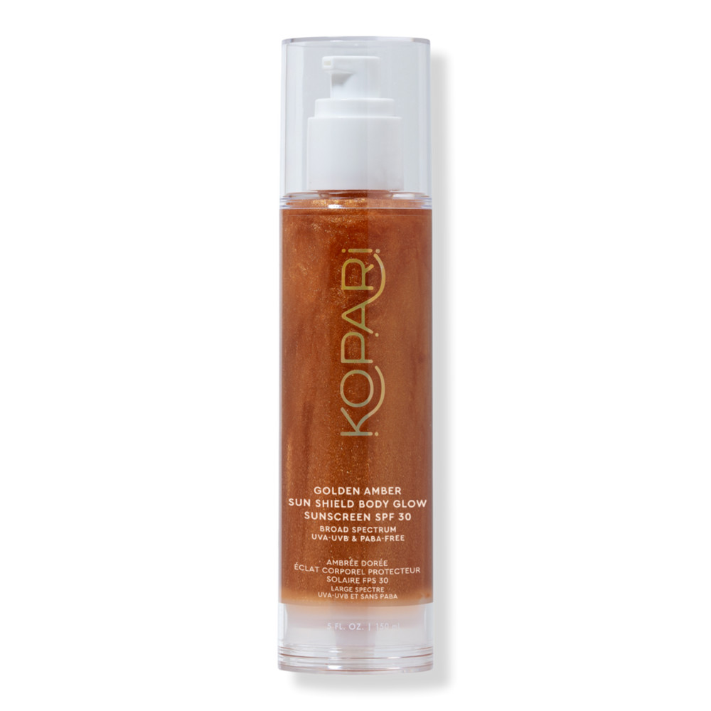 Kopari Beauty Golden Amber Sun Shield Body Glow Sunscreen SPF 30 | Ulta