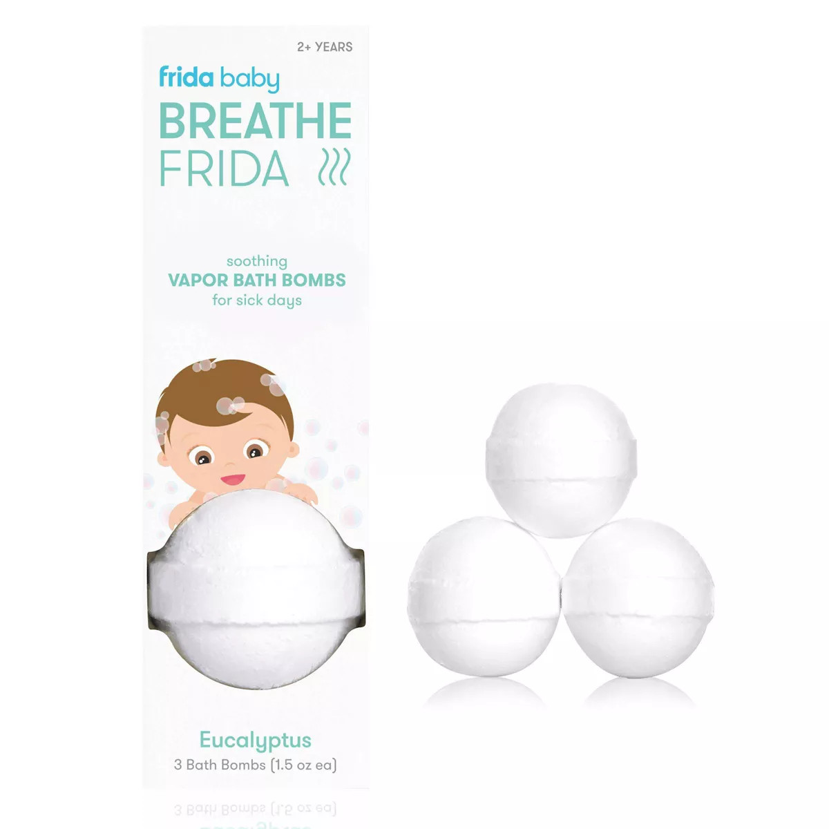 Frida Baby Natural Vapor Bath Bombs for Sick Day Comfort - BreatheFrida Vapor Bath Bombs - 3ct | Target