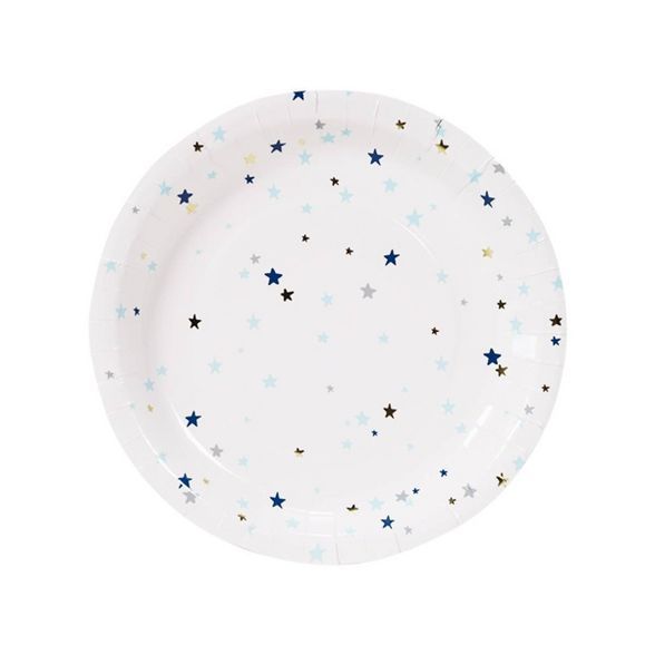 10ct Star Pattern Dinner Plate - Spritz&#8482; | Target