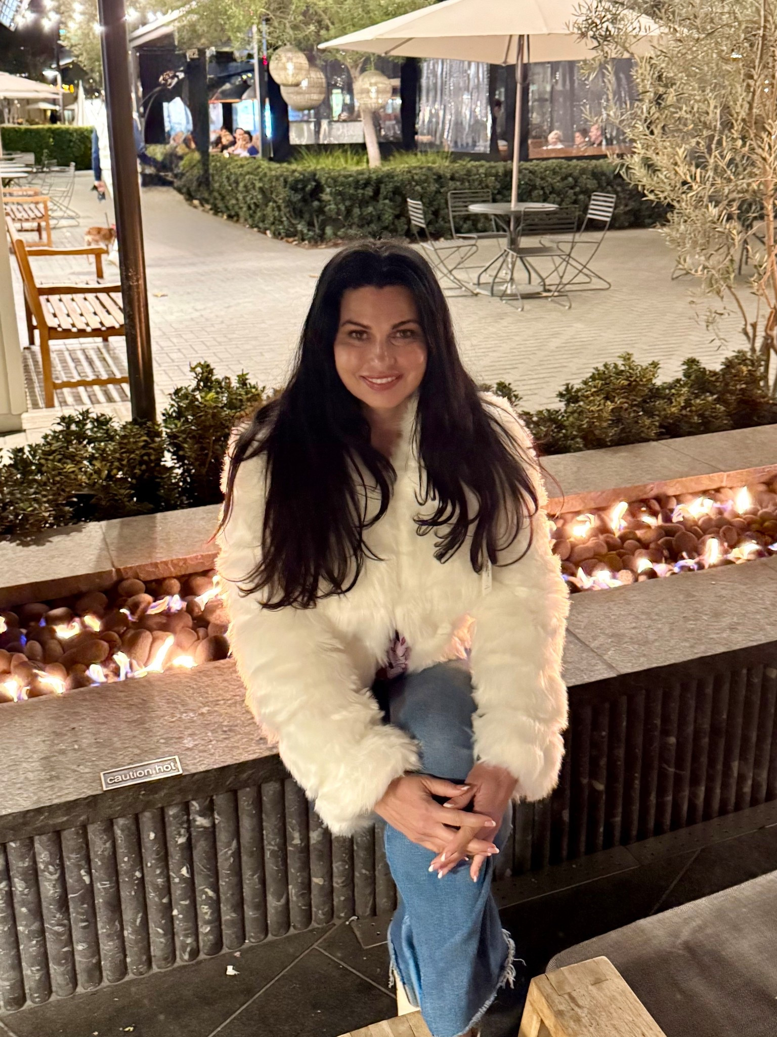 Fireside ready! 🔥

Denim jeans and a cozy faux fur jacket make for a cute and casual date night outfit! 

#highwaistjeans #widelegjeans #furcoat #fauxfurcoat #marneystidbits 

#LTKdayinmylife #LTKvlog #LTKootd