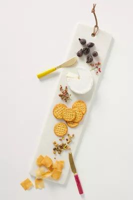 Long Marble Cheese Board | Anthropologie (US)