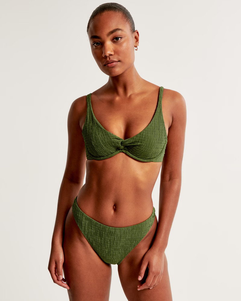 Mid-Rise High-Leg Moderate Bottom | Abercrombie & Fitch (US)