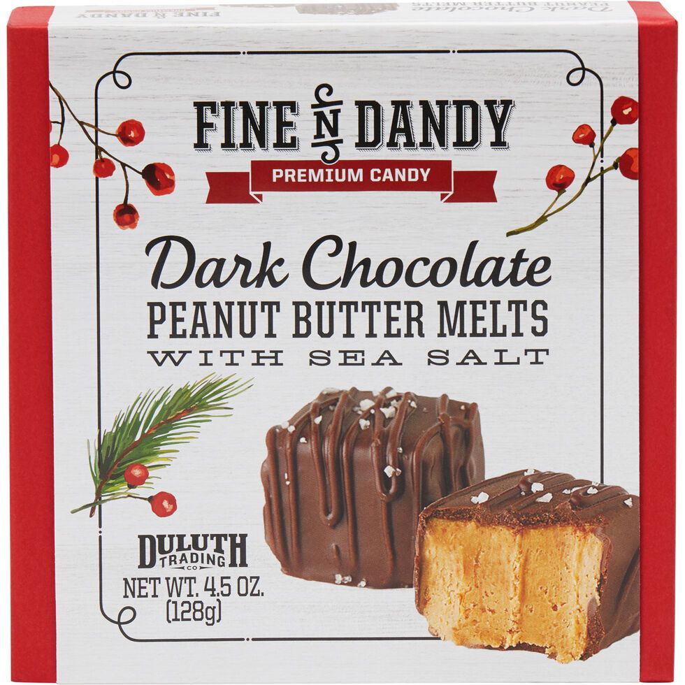Dark Chocolate Peanut Butter Melts with Sea Salt | Duluth Trading Company