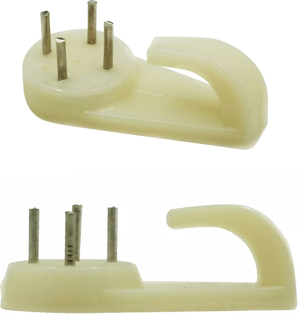 Concrete Wall Hooks Large - Supports 30lbs - Picture Hangers for Brick Wall - Invisible Plastic H... | Amazon (US)