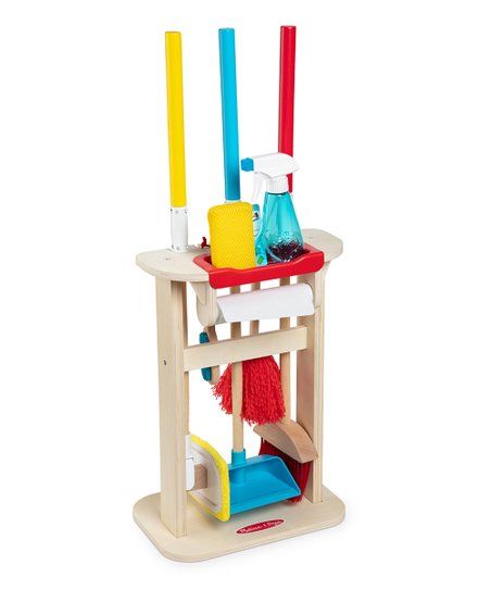 Melissa & Doug Red & Blue Deluxe Sparkle & Shine Cleaning Play Set | Zulily